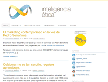 Tablet Screenshot of inteligenciaetica.com